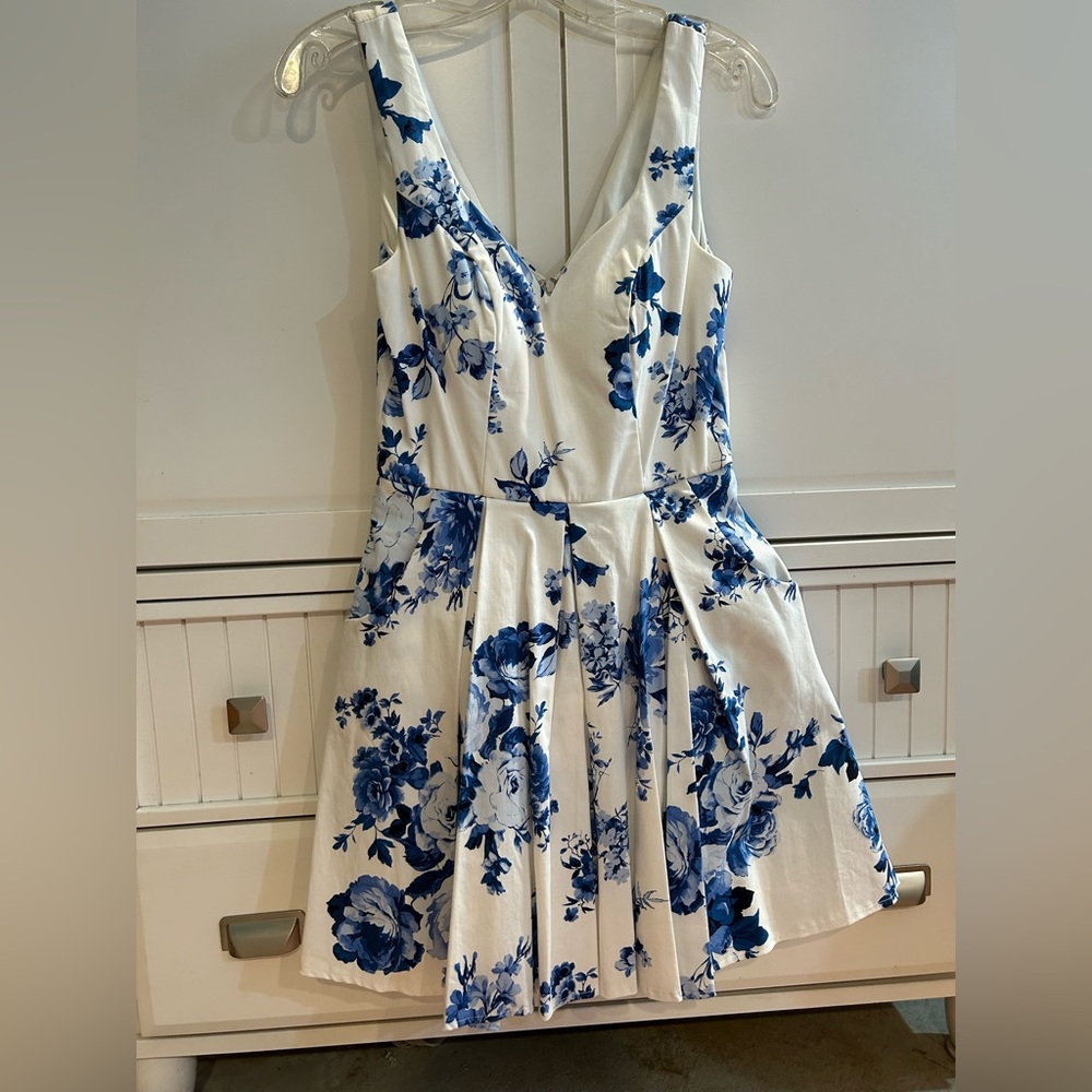 Blue Floral Dress